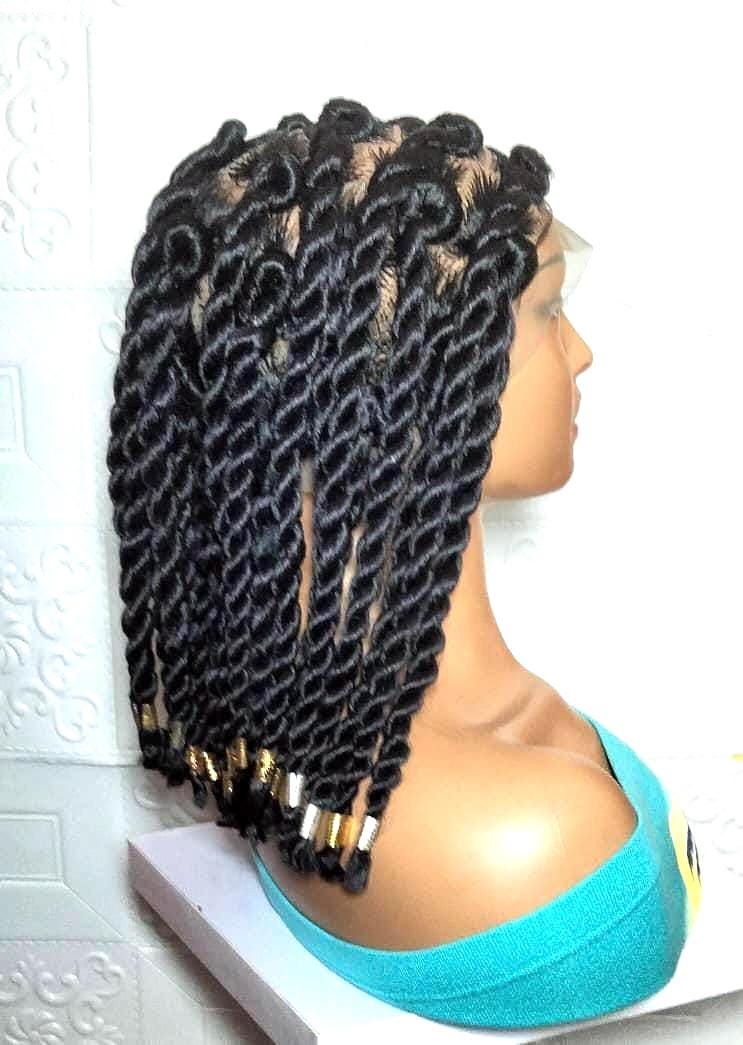 Large Knotless Box Braids. Braided Wig. Full Lace with Baby Hair