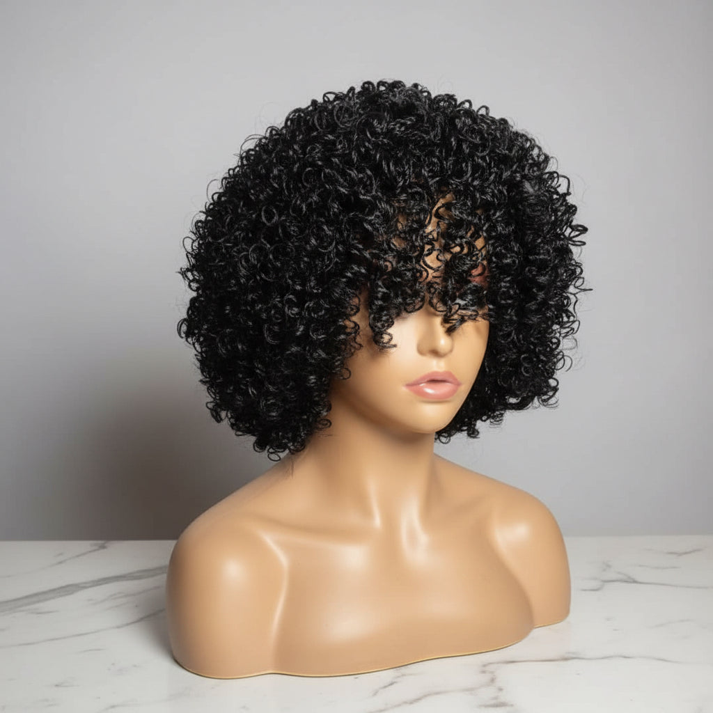 Micro Twist Curly Braided Wig – Knotless Full Lace