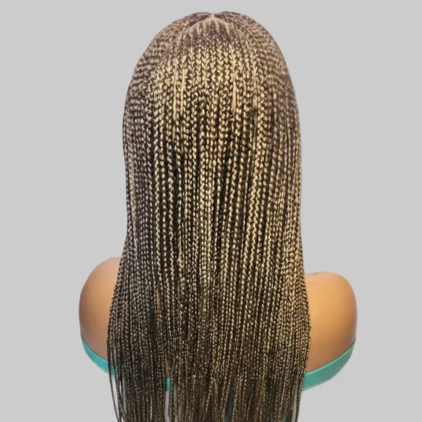 Cornrow Braids Braided Wig Lemonade Braids Full Lace with Baby Hair. 30in - EC Braided Wigs