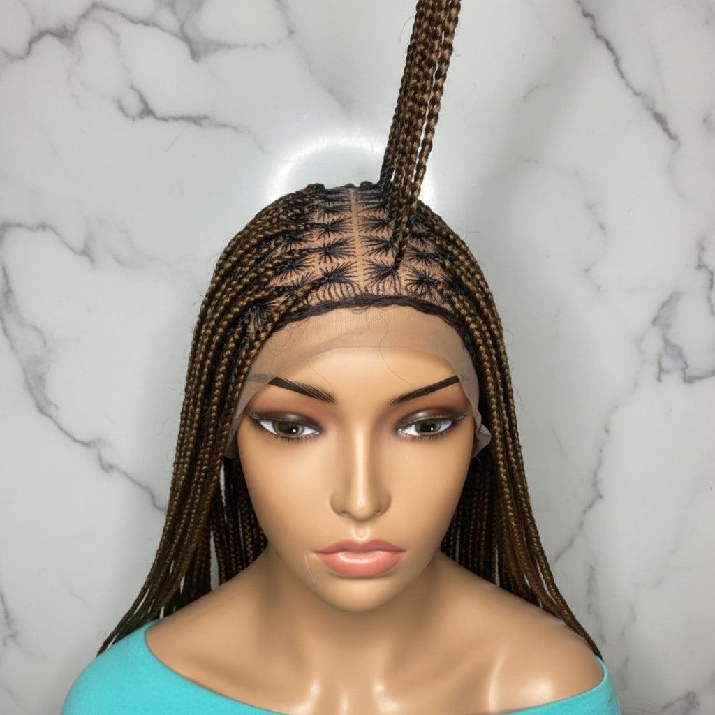 Full Lace with Baby Hair, Knotless Braids Wig,  40 Inches Ready-to-Wear