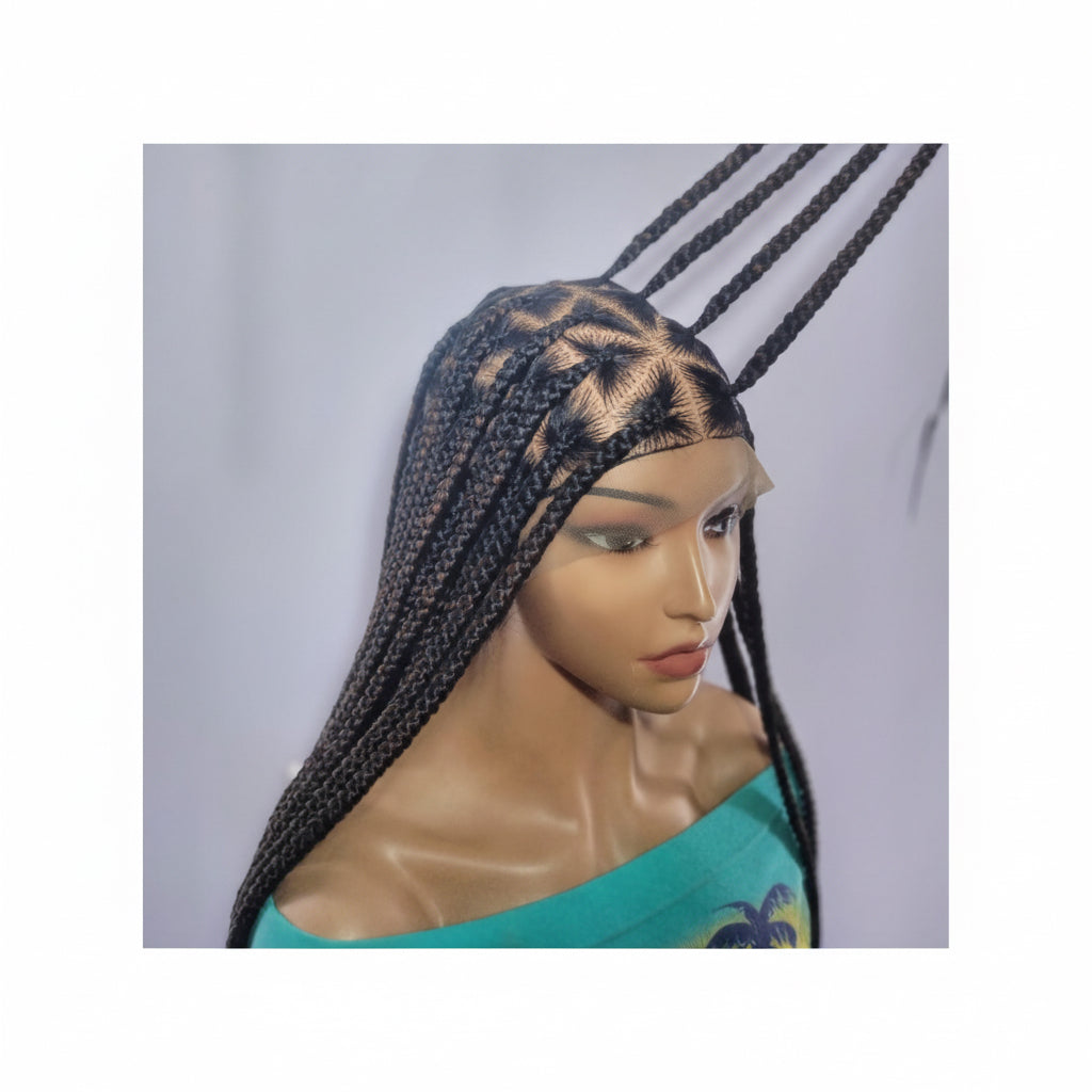 Knotless Box Braids Wig,  40 Inches Ready-to-Wear Protective Hairstyle