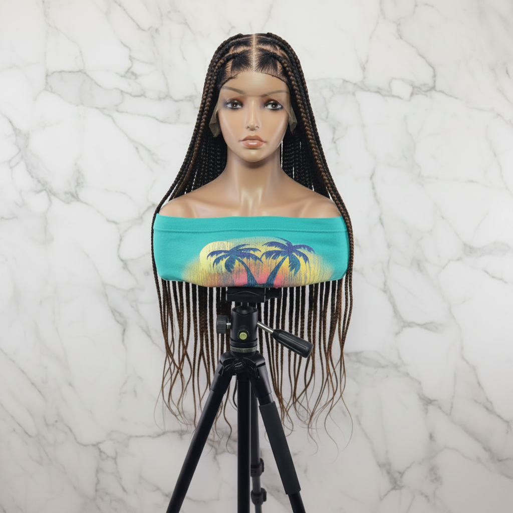 Knotless Box Braids Wig,  40 Inches Ready-to-Wear Protective Hairstyle