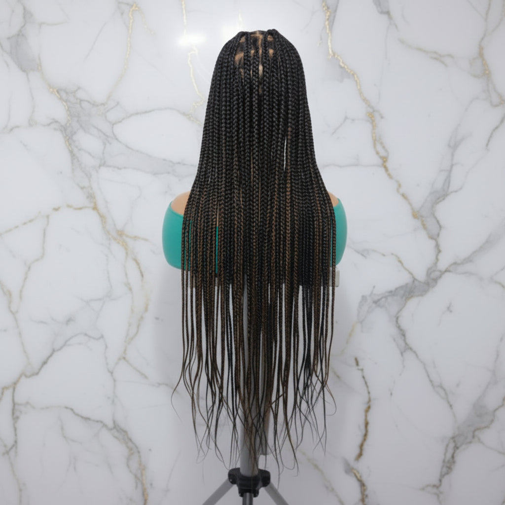 Knotless Box Braids Wig,  40 Inches Ready-to-Wear Protective Hairstyle