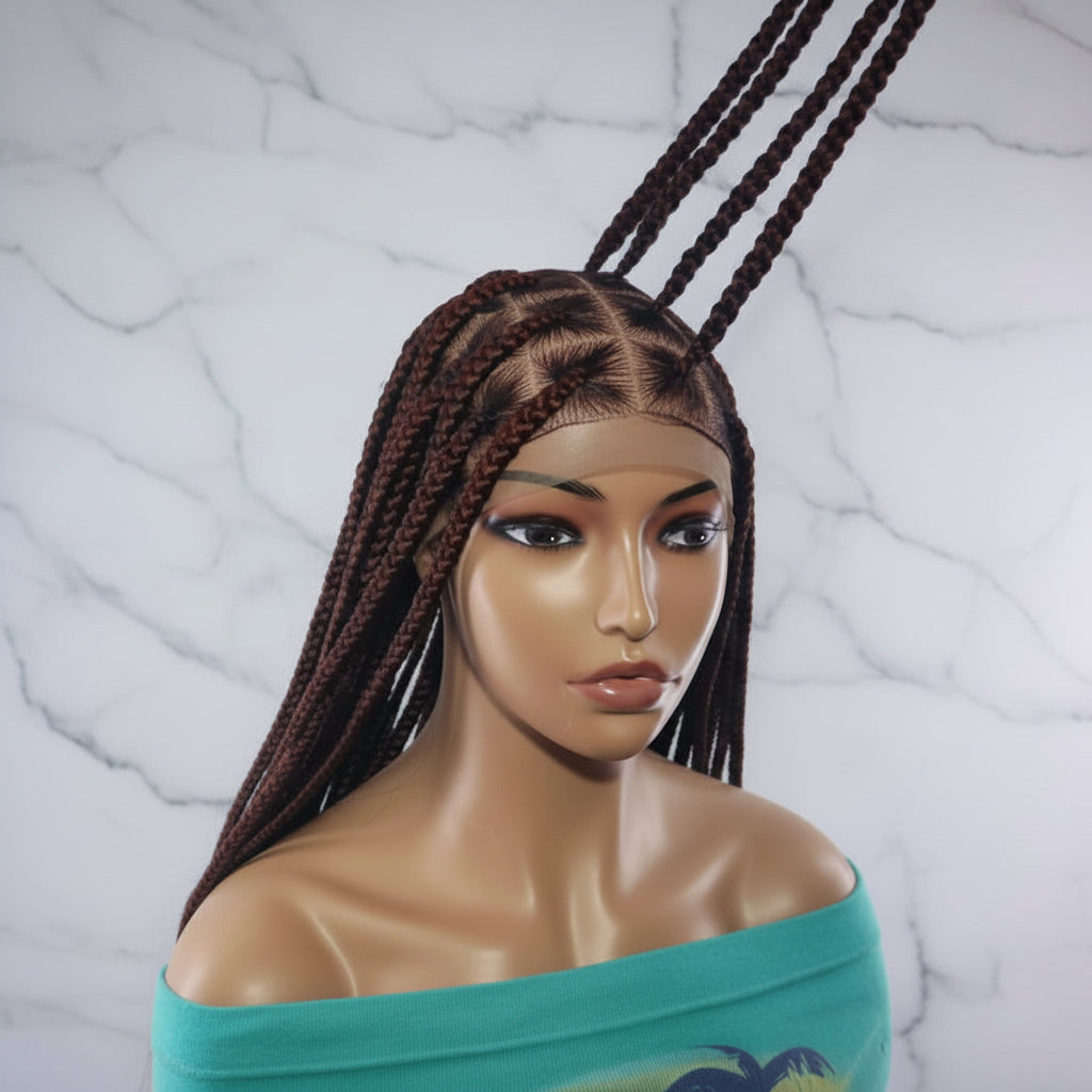 Knotless Box Braids Wig,  40 Inches Ready-to-Wear Protective Hairstyle