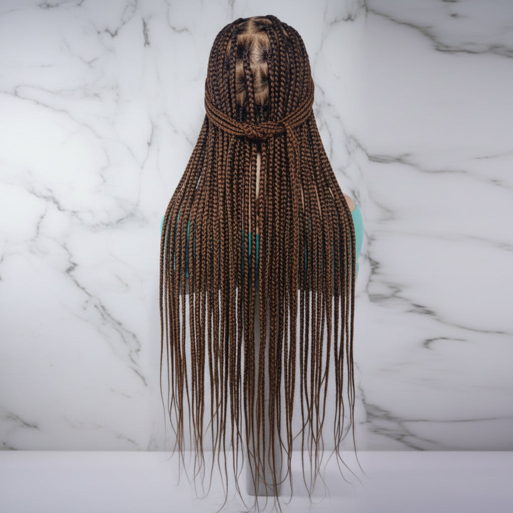 Knotless Box Braids Wig,  40 Inches Ready-to-Wear Protective Hairstyle