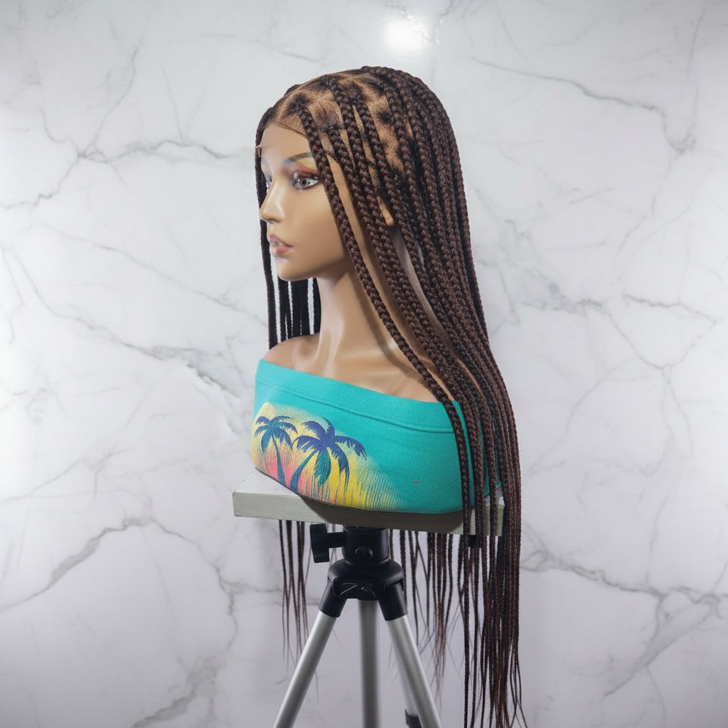 Knotless Box Braids Wig,  40 Inches Ready-to-Wear Protective Hairstyle