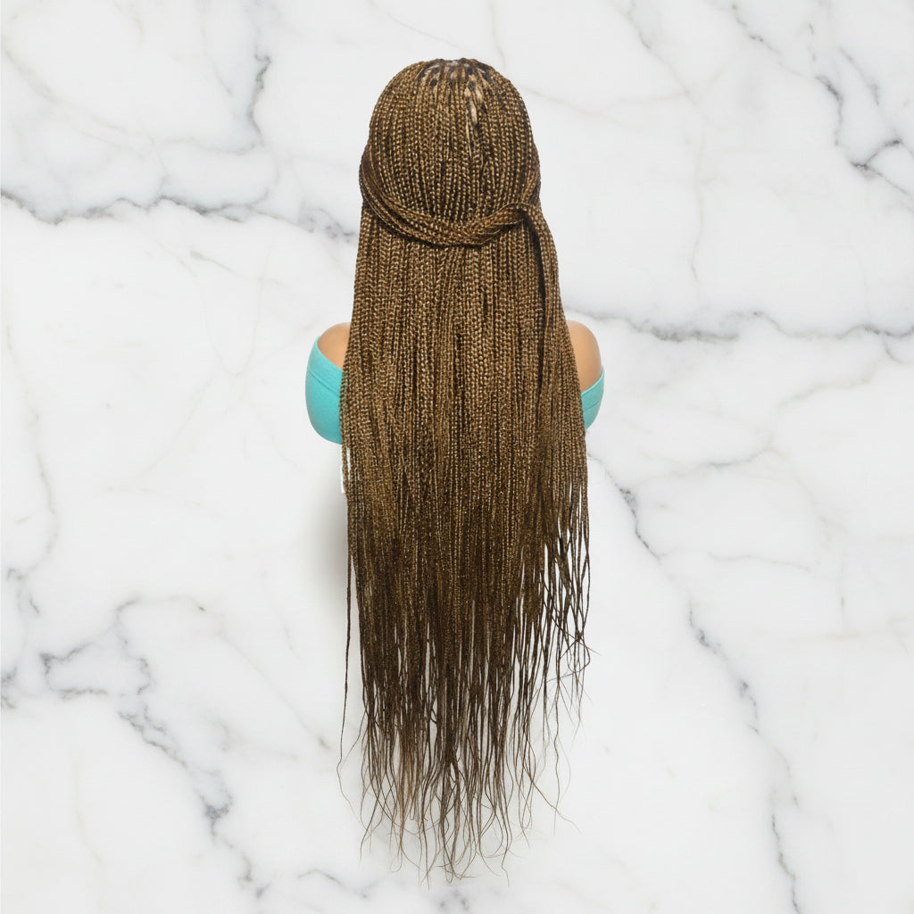 Full Lace with Baby Hair, Knotless Braids Wig,  40 Inches Ready-to-Wear