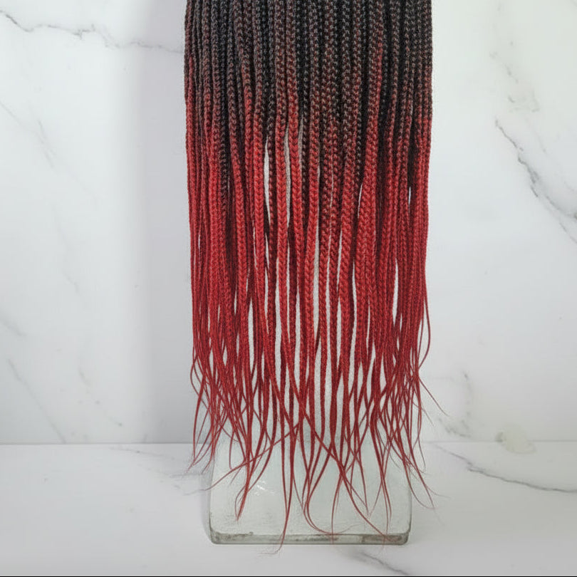 Full Lace with Baby Hair, Knotless Braids Wig,  40 Inches Ready-to-Wear