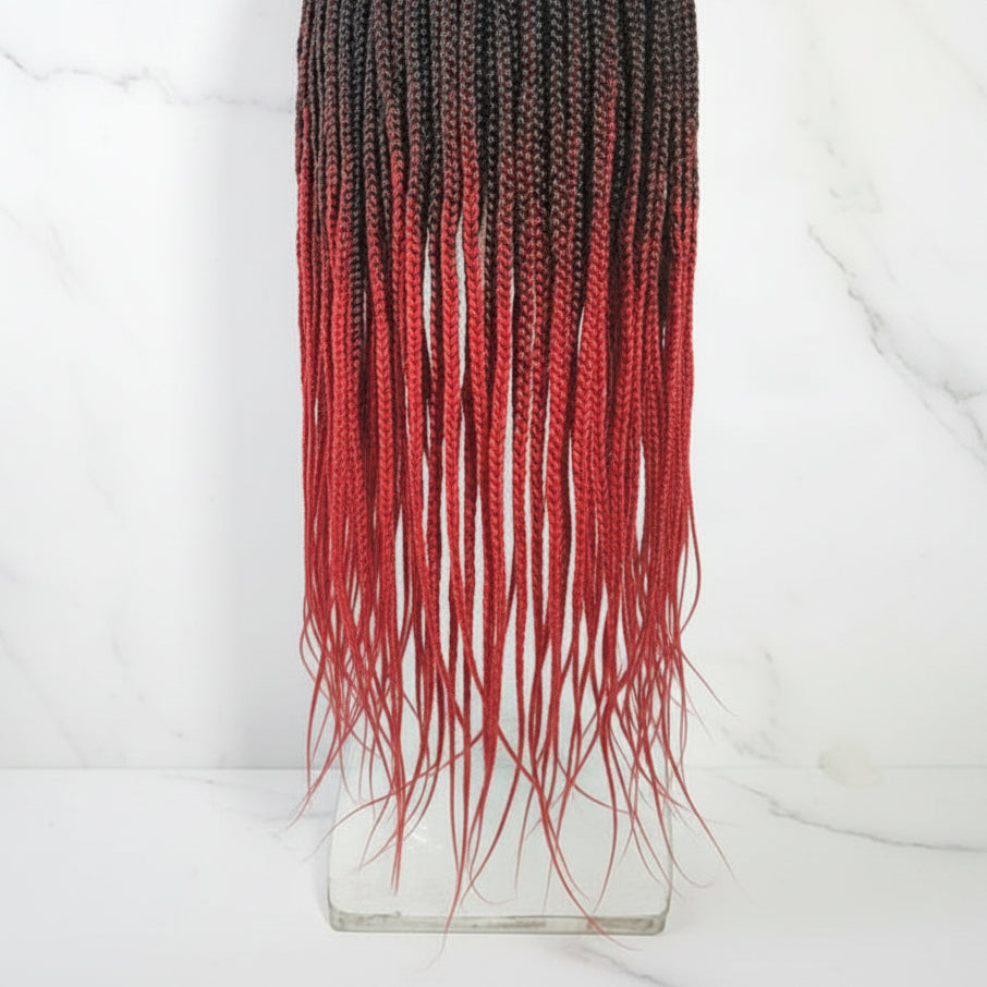Full Lace with Baby Hair, Knotless Braids Wig,  40 Inches Ready-to-Wear