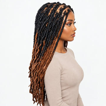 lightweight ombre locs braids