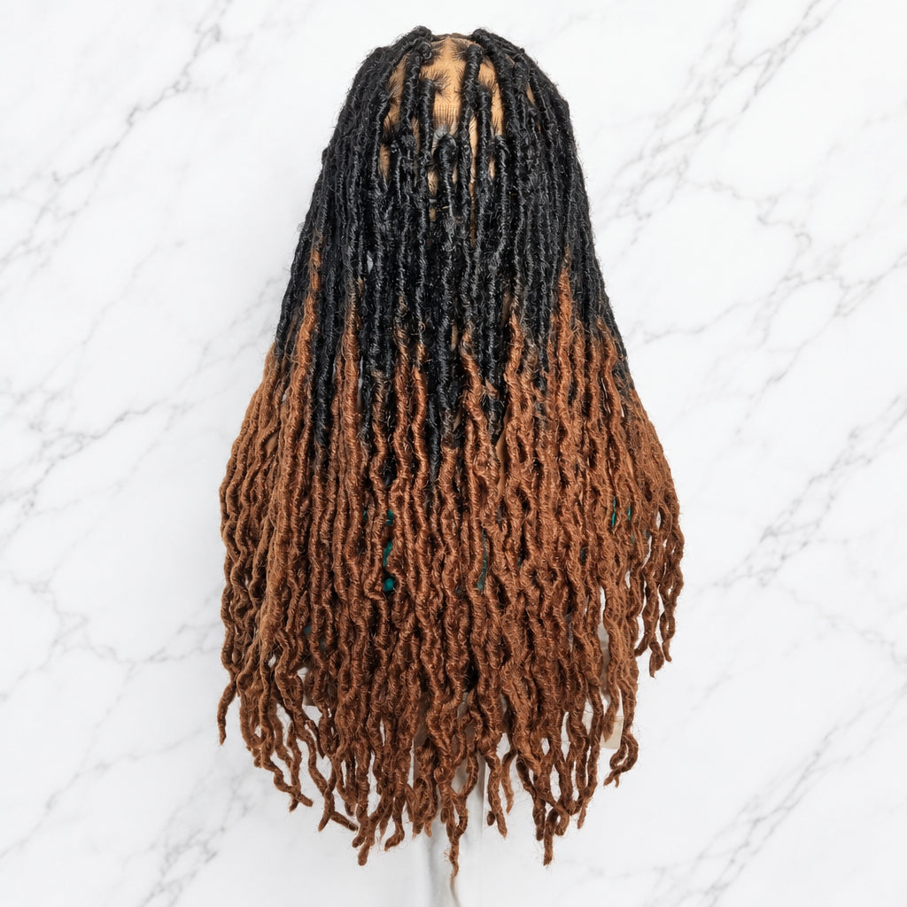 long locs braids. ready to wear lightweight wig