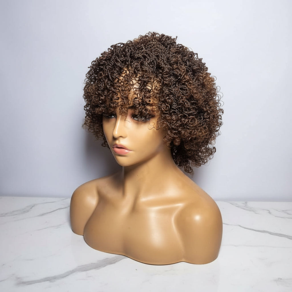 Micro Twist Curly Braided Wig – Knotless Full Lace