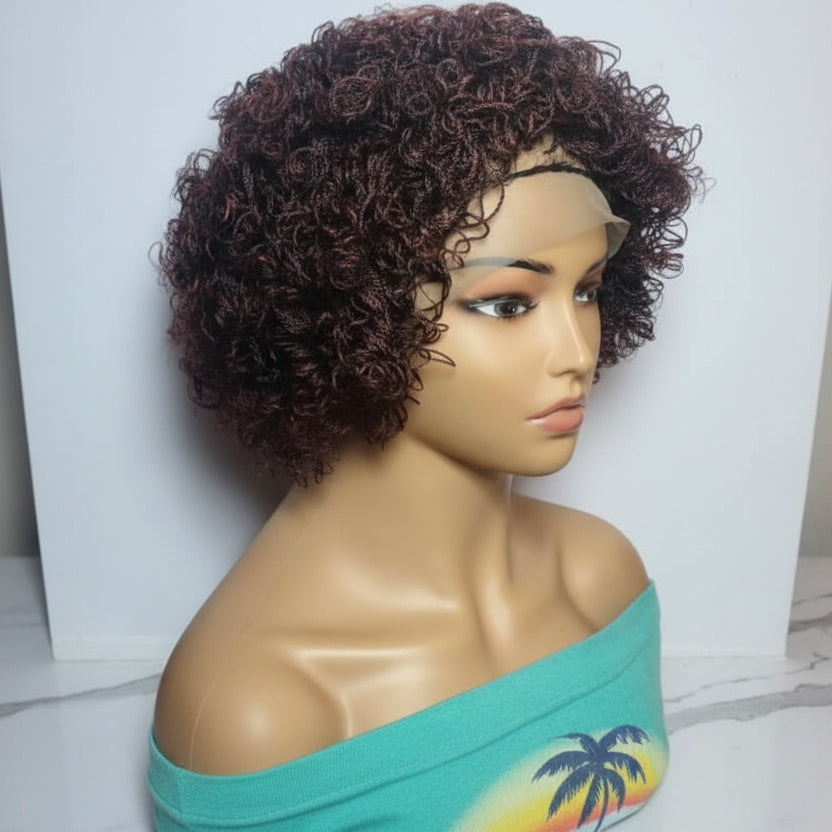 Micro Twist Curly Braided Wig – Knotless Full Lace