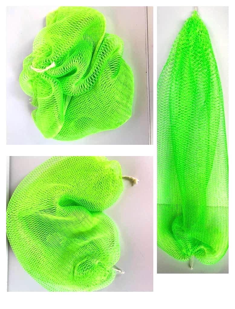 2 PCS African Net Sponges. Gift Wrapped. 60in Long Exfoliating Body Scrubber, Sapo