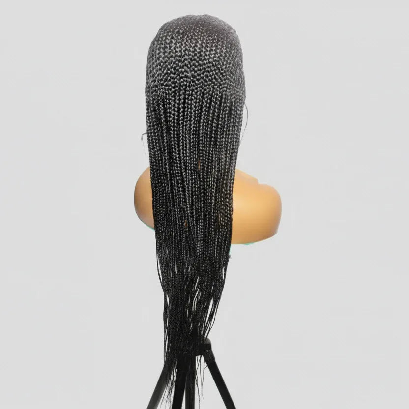 Braided Wig. Cornrow Braids. Full Lace with Baby Hair. Lemonade Braids. - EC Braided Wigs