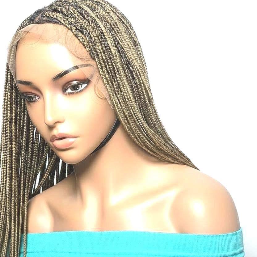 Micro Knotless Braids. Black and Golden Blonde. Full Lace Baby Hair.